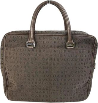 Bulgari Pre-owned Handbags, female, Brown, Size: ONE SIZE Pre-owned Vintage Handbag