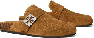 Tory Burch T Monogram Mellow Mule in Golden Brown /Silver at Nordstrom, Size 6.5