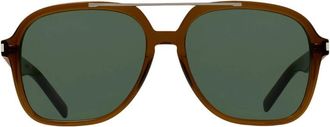 Saint Laurent SL 545 Zonnebril - unisex - Accessoires - Bruin - Maat: 58 MM Nylon