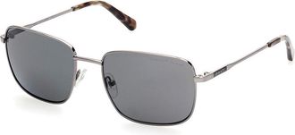 GANT GA7210 Polarized 06D Mens Sunglasses Grey Size 56