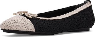 Anne Klein Luci-C Womens Flat Shoes Black/Cream : 6.5 M, Synthetic