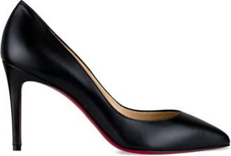 Christian Louboutin Pigalle 85 mm Pumps - Dames - Pumps - Zwart - 38 EU - Leer - Schoenen