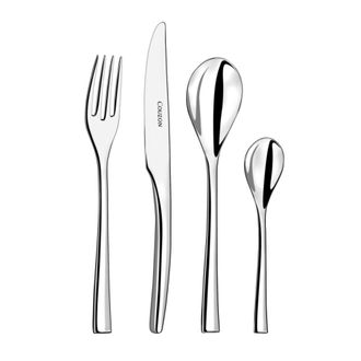 Bloomingdale's Cuberter&iacute;a de 86 piezas en estuche de madera Acero inoxidable Acero