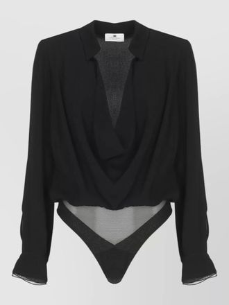 Elisabetta Franchi long-sleeve bodysuit