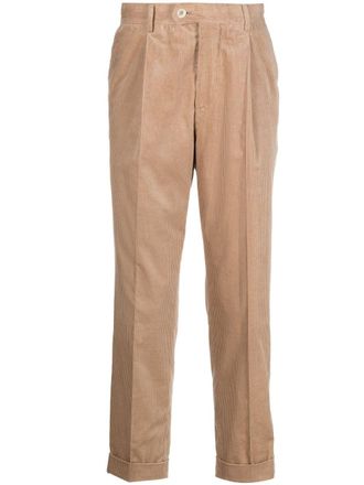 Brunello Cucinelli corduroy straight-leg trousers - Neutrals