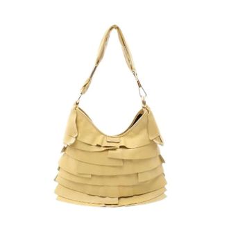 Saint Laurent Pre-owned Santrope Leather Shoulder Bag - Dames - Pre-owned - Geel - Maat: ONE Size Leer