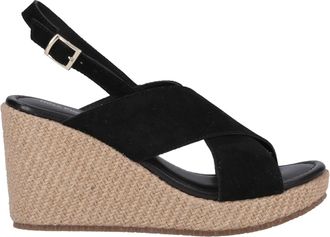 Hush Puppies Perrie Womens Leather Sandals - Black - Size UK 7