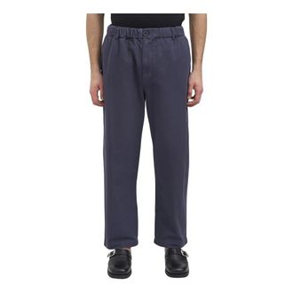 Paura Straight Trousers, male, Blue, Size: M Pantalone Diogene Workwear