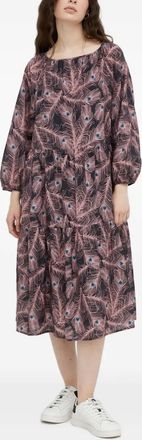 Drykorn Abito midi con stampa - Viola