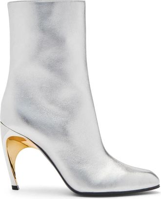 Alexander McQueen Alexander Mcqueen Armadillo 95mm Leather Ankle Boots, Brand Size 38 ( US Size 8 )