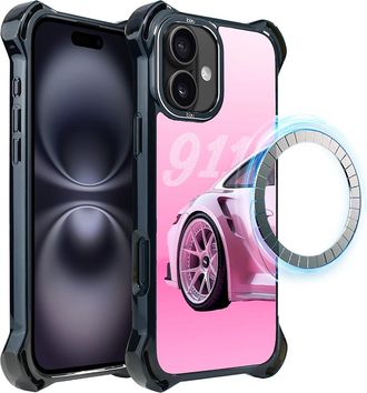 OEM Funda Ibizu Dropguard Ultra Para Iphone 16 Plus Con Magsafe, Techdrive, Color Rosa 911