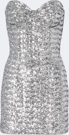 Dolce & Gabbana Sequined bustier dress