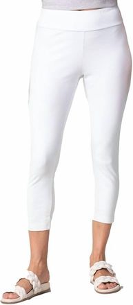 Habitat Cotton Knit Capri In White