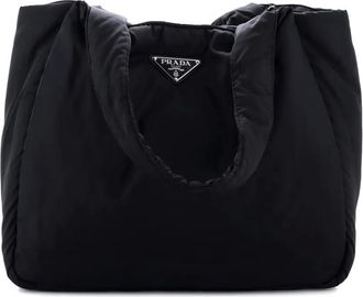 Prada Borsa tote imbottita - Nero