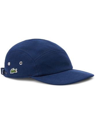 Lacoste logo-appliqu&eacute; cap - Blue