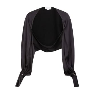 Genny Black Shiny Bolero Jacket