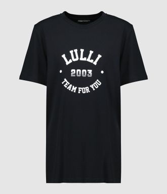 Lulli Tee-shirt Unisexe Lulli Team Coton Organique Noir