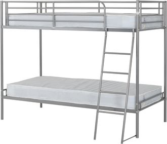 Seconique BRANDON 3 BUNK BED - SILVER - SILVER - SECONIQUE | TJ Hughes