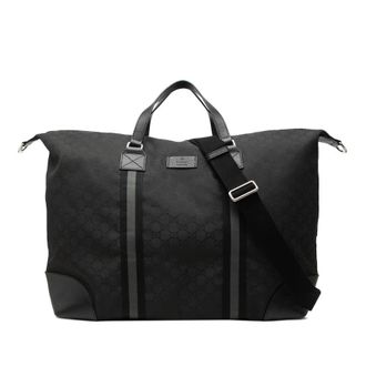 Gucci Pre-owned Gucci XL GG Nylon Web Duffle Bag Unisex 1JXB2G59Y569N6I5