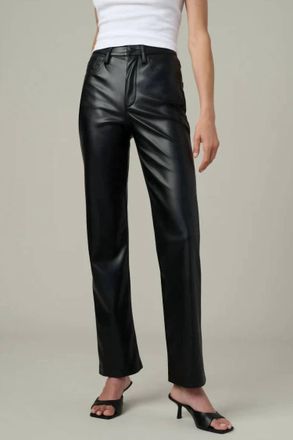 Joe's Margot Vegan Leather Jean In Black