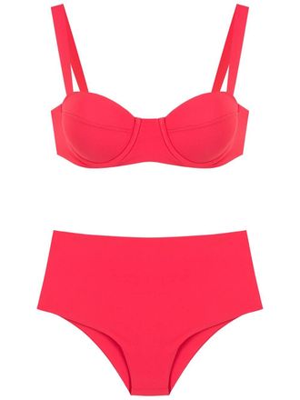 Isolda High waist bikini - Rood