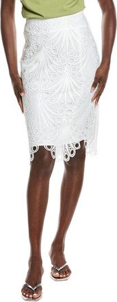 Gracia Hollow-Out Lace Embroidered Mini Skirt