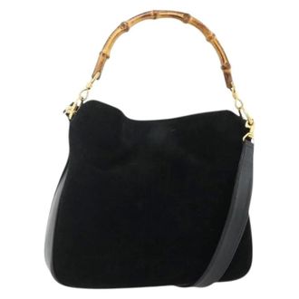 Gucci Pre-owned Shoulder Bags, female, Black, Size: ONE SIZE Pre-owned Vintage Shoulder Bag