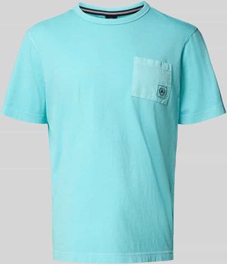 Lerros T-Shirt mit Rundhalsausschnitt in Tuerkis, Gr&ouml;&szlig;e XL