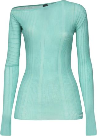 Pinko Top a coste a maniche lunghe - Verde