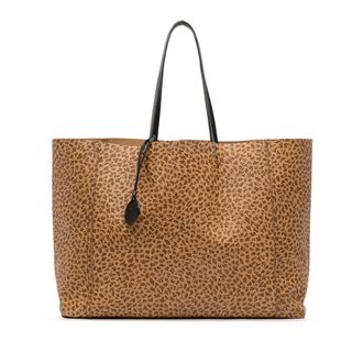 Bottega Veneta Animal Printed Nappa Intrecciomirage Butterfly Tote
