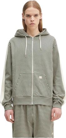 Wales Bonner Power Hoodie - Heren - Vesten met rits - Veelkleurig - XL - Katoen - Hoodies & sweatvesten