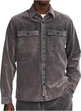 Revolution Worker Overshirt Hemd f&uuml;r Herren | grau