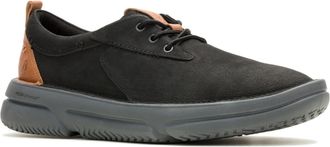 Hush Puppies Baylor Leren Heren Zwarte/Zwarte Veterschoenen
