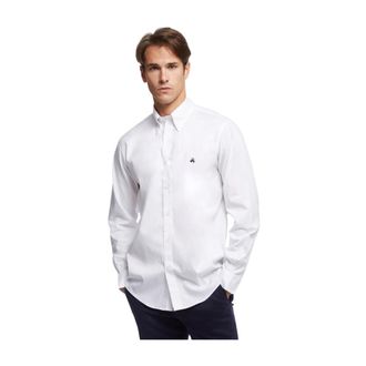 Brooks Brothers Regent Regular-fit Non-iron Sport Shirt - Heren - Zakelijke Overhemden - Wit - S - Katoen - Overhemden