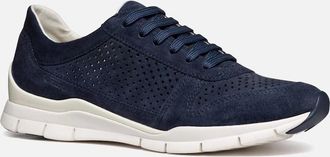 Geox Womens Geox Womens/Ladies Sukie Suede Trainers - Navy - Size: 6