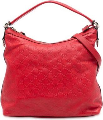 Gucci Pre-owned Shoulder Bags, female, Red, Size: ONE SIZE Pre-owned Vintage Shoulder Bag