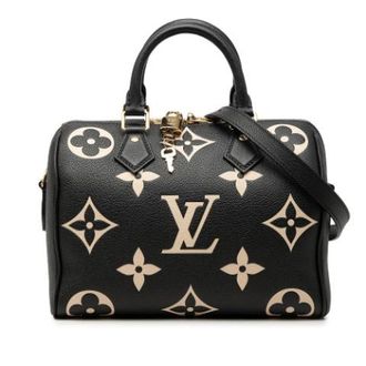 Louis Vuitton Pre-owned Speedy Bandouliere 25 - Dames - Pre-owned - Zwart - Maat: ONE Size Leer