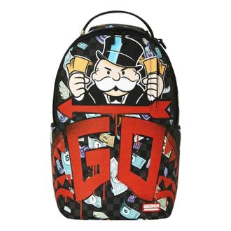 Sprayground x Monopoly Time To Go Backpack Black Multicolor G6916-64