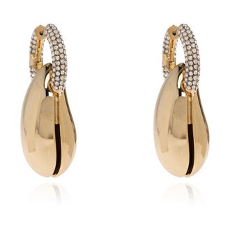 Tory Burch Wave Hoop Earring - Dames - Oorbellen - Geel - ONE Size - Accessoires