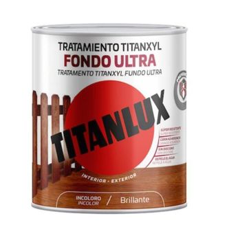 Titan Xyl Lasur Fondo Incoloro 4l M50 Tratamiento Interior/exterior