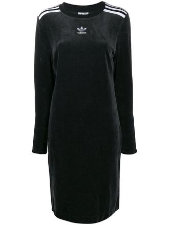 adidas Jurk met lange mouwen - Zwart