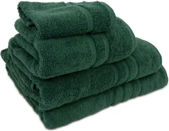 Lewis's Luxury 100% Egyptian Cotton Towel - Forest Green - Bath Towel | TJ Hughes
