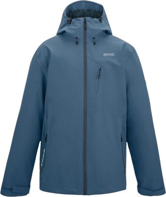 Regatta Mens Oklarna Waterproof Jacket (China Blue) - Size Medium
