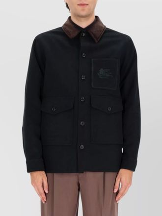 Etro cotton regular-fit shirt jacket