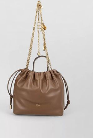 Chlo&eacute; chlo&eacute; icons lamb leather shoulder bag