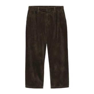 Carhartt Work in Progress Wide leg corduroy Trousers - Tobacco rinsed - male - Carhartt Wip - Wide Trousers - Brown - W36 - Trousers