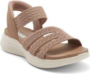 Skechers Swift-Fit Ultra Flex 3.0 Sandal in Mocha at Nordstrom Rack, Size 11
