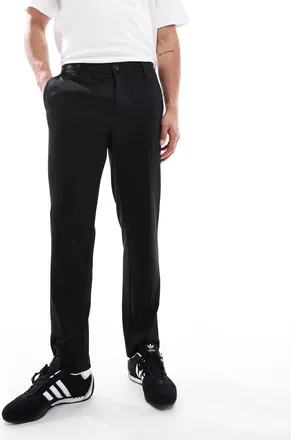 Jack & Jones slim fit jersey suit pants in black