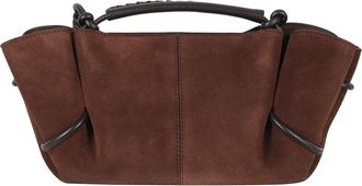 Hereu Arta Mini Suede - Dames - Tassen - Bruin - Maat: ONE Size Su&egrave;de