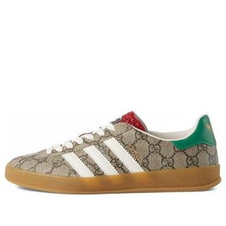 Gucci (WMNS) adidas x Gucci Gazelle Beige White 715217-FAAR3-9751